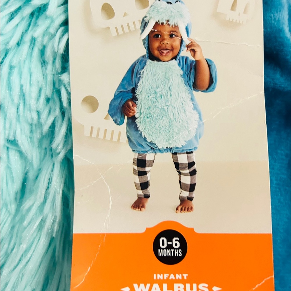Infant Walrus Costume 0-6 Months New